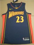 NBA 23 Richardson Warriors Maillot Retro Marine personnalisé imprimé